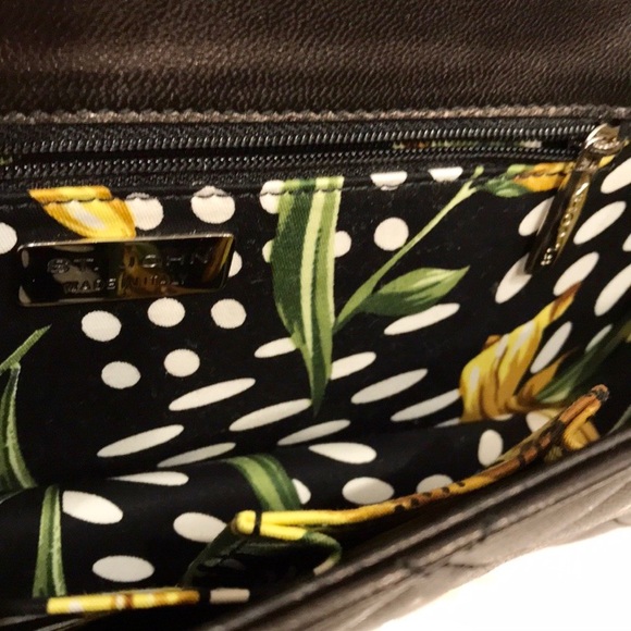 NWT luxury authentic rare minimalist classic St. John Black quilted bag - Picture 6 of 8